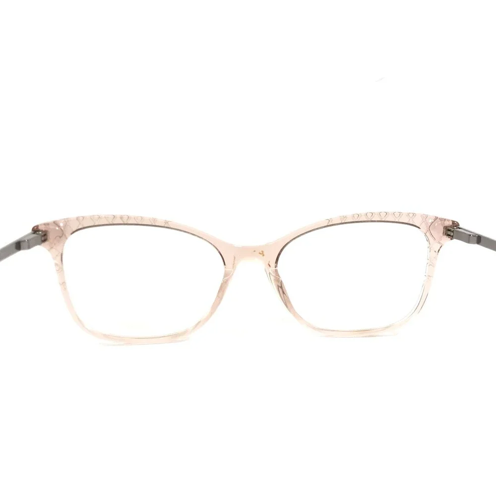 Vera Bradley Eyeglasses Frames Tavia Garden Grove Clear Pink Silver 54-17-138